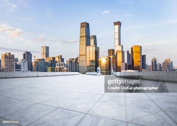beijing city square - china world trade center stock pictures, royalty-free photos & images