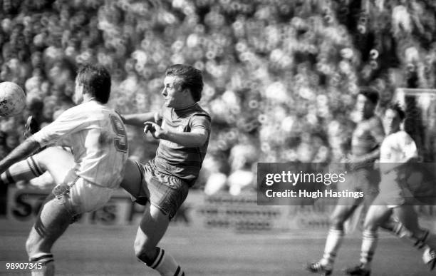 Chelsea 5 v Leeds United 0. Chelsea player John Bumstead.