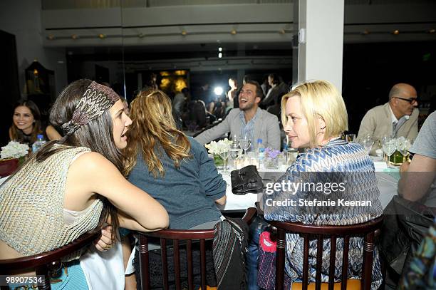 Margherita Missoni and Patrica Arquette attend CLASSY by Derek Blasberg Book Launch dinner on May 6, 2010 in Beverly Hills, California.