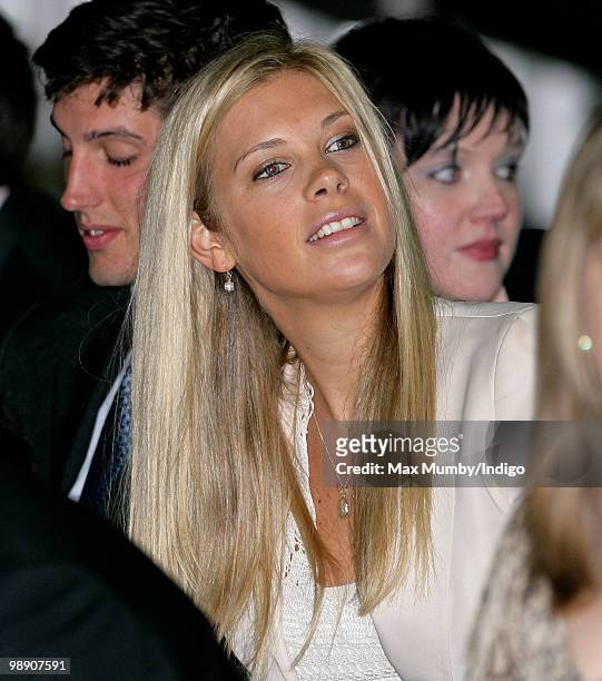 Chelsy Davy attends her boyfriend HRH Prince Harry's Army Air Corps pilots course graduation ceremony at the Museum of Army Flying on May 7, 2010 in...