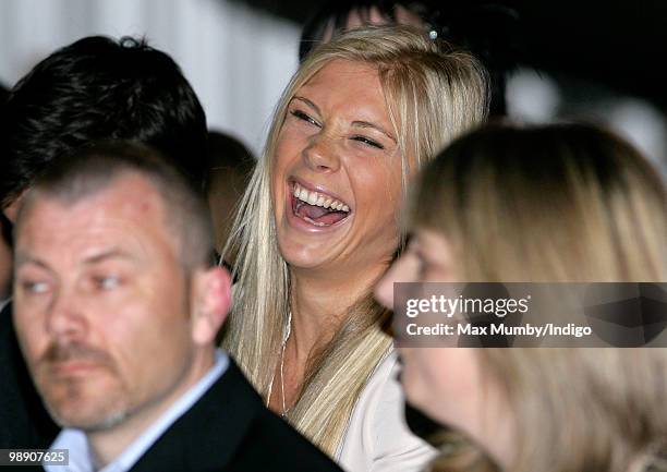 Chelsy Davy attends her boyfriend HRH Prince Harry's Army Air Corps pilots course graduation ceremony at the Museum of Army Flying on May 7, 2010 in...