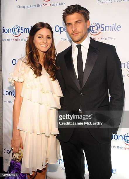Olivia Palermo and Johannes Huebl walk the red carpet during the Operation Smile Annual Gala at Cipriani, Wall Street on May 6, 2010 in New York City.