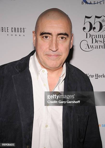 Actor Alfred Molina attends the 2010 Drama Desk Award nominees cocktail reception at Churrascaria Plataforma on May 6, 2010 in New York City.