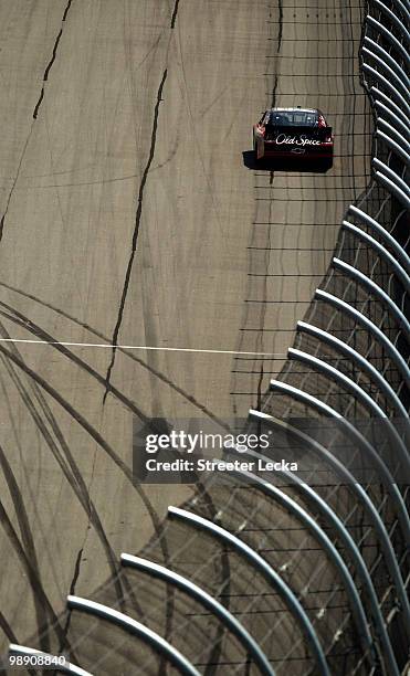 Tony Stewart, driver of the Old Spice / Office Depot Chevrolet, drives during practice for the NASCAR Sprint Cup Series SHOWTIME Southern 500 at...