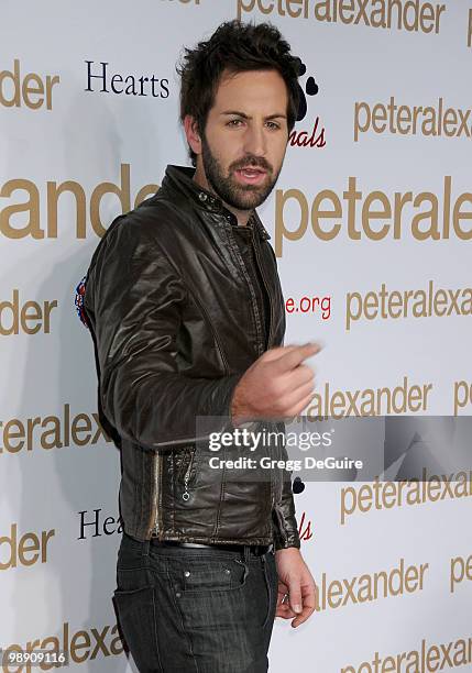 Musician Josh Kelley arrives at the Peter Alexander Flagship Boutique Grand Opening And Benefit on October 22, 2008 in Los Angeles, California.