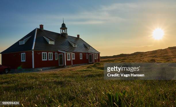 summer in nuuk - nuuk greenland stock pictures, royalty-free photos & images