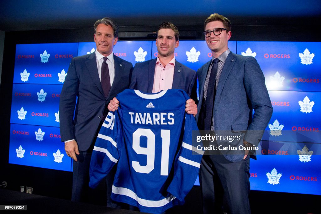 The Toronto Maple Leafs have signed John Tavares for seven years, $77 million.