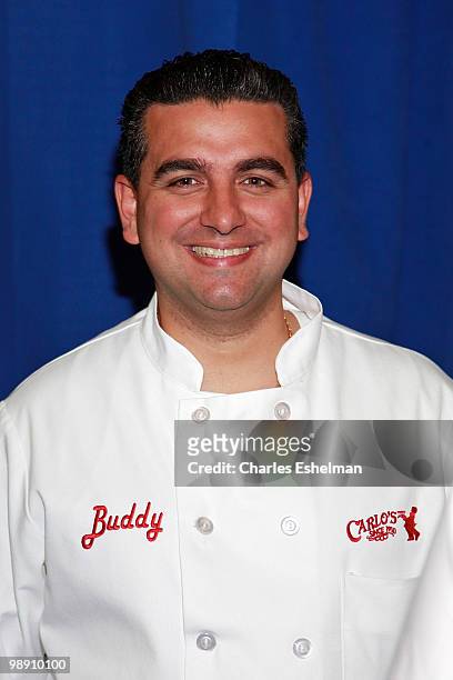 "Cake Boss" Buddy Valastro attends Amtrak's National Train Day celebration at Penn Station on May 7, 2010 in New York City.