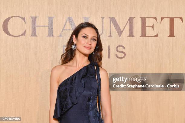 Actress Olga Kurylenko attends the "Tresors d'Afrique" : Unvelling Of Chaumet High Jewelry : Party as part of Haute Couture Paris Fashion Week on...