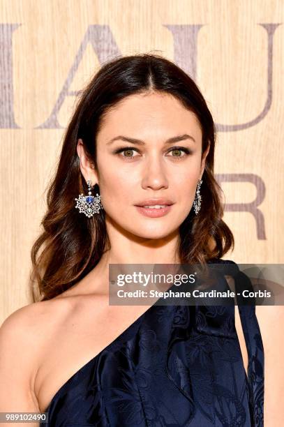 Actress Olga Kurylenko attends the "Tresors d'Afrique" : Unvelling Of Chaumet High Jewelry : Party as part of Haute Couture Paris Fashion Week on...