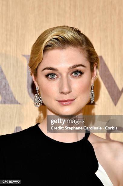 Actress Elizabeth Debicki attends the "Tresors d'Afrique" : Unvelling Of Chaumet High Jewelry : Party as part of Haute Couture Paris Fashion Week on...