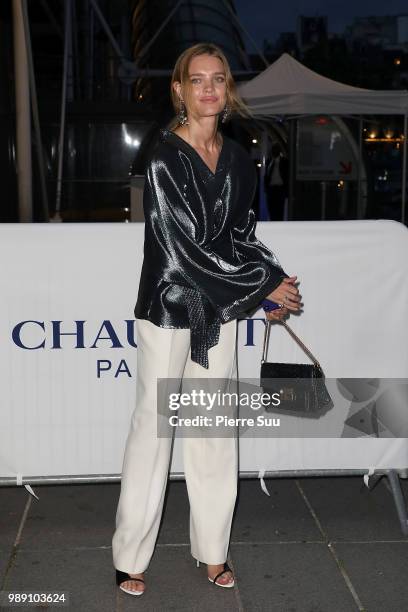 Natalia Vodianova arrives at 'Tresor d'Afrique':unvelling of Chaumet High Jewelery party as part of Haute Couture Paris fashion week on July 1, 2018...