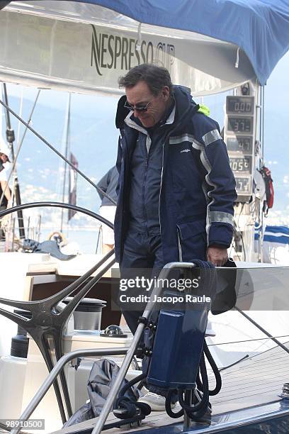 Lindsay Owen Jones attends Nespresso Cup Yacht Race on May 7, 2010 in Portofino, Italy.