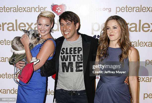 Katherine Heigl, Peter Alexander and Alicia Silverstone arrive at the Peter Alexander Flagship Boutique Grand Opening And Benefit on October 22, 2008...