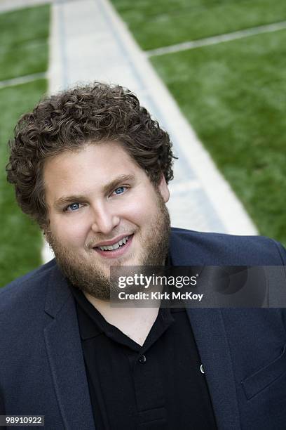 Actor Jonah HIll poses at a portrait session for the Los Angeles Times in Los Angeles, CA on April 28, 2010. PUBLISHED IMAGE. CREDIT MUST BE: Kirk...