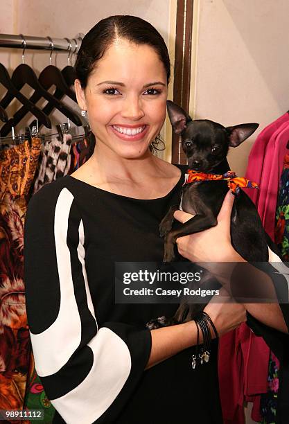 Actress Susie Castillo attends the Peter Alexander flagship boutique opening at the Peter Alexander Boutique on October 22, 2008 in Los Angeles,...