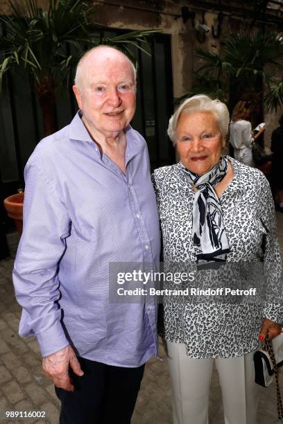 Christopher von Weyhe and Countess of Blegiers attend "L'Alchimie secrete d'une collection - The Secret Alchemy of a Collection" Exhibition Preview...