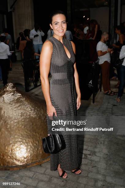 Mandy Moore attends "L'Alchimie secrete d'une collection - The Secret Alchemy of a Collection" Exhibition Preview at Galerie Azzedine Alaia on July...