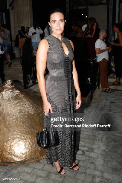 Mandy Moore attends "L'Alchimie secrete d'une collection - The Secret Alchemy of a Collection" Exhibition Preview at Galerie Azzedine Alaia on July...