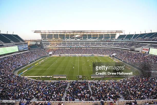 General view of the stadium during the first regular season home game for the Philadelphia Union as they play against D.C. United on April 10, 2010...