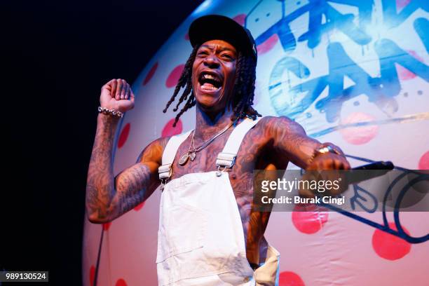 Wiz Khalifa performs at The Roundhouse on July 1, 2018 in London, England.