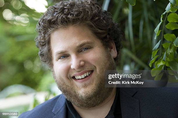 Actor Jonah HIll poses at a portrait session for the Los Angeles Times in Los Angeles, CA on April 28, 2010. PUBLISHED IMAGE. CREDIT MUST BE: Kirk...