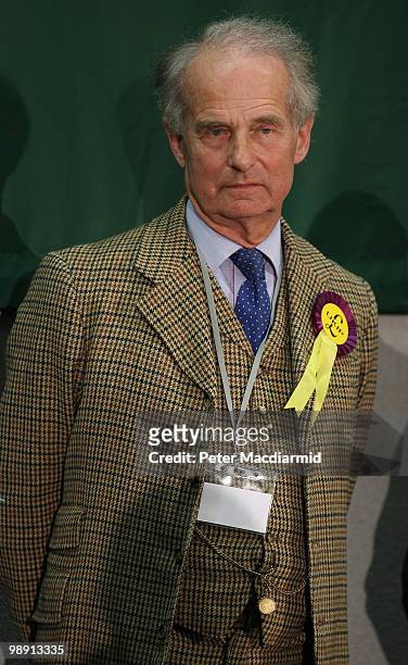 Nikolai Tolstoy, UK Independence Party, candidate waits for the declaration at the general election count on May 7, 2010 in Witney, England. After 5...
