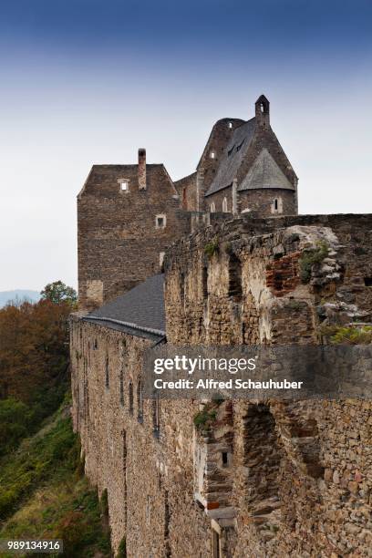 aggstein castle ruins, wachau, melk, lower austria, austria - melk austria stock pictures, royalty-free photos & images