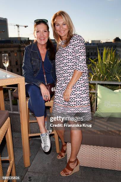 Katy Karrenbauer and Caroline Beil during the Ladies Dinner In Berlin at Hotel De Rome on July 1, 2018 in Berlin, Germany.