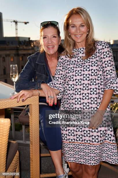 Katy Karrenbauer and Caroline Beil during the Ladies Dinner In Berlin at Hotel De Rome on July 1, 2018 in Berlin, Germany.