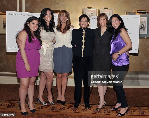 Ally Zarin, Lyss Stern, founder of "Divalysscious Moms", Jill Zarin of "The Real Housewives of NYC", Gloria Kamen, Lisa Wexler and Laura Homler...