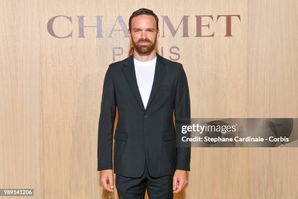Alban Lenoir attends the "Tresors d'Afrique" : Unvelling Of Chaumet High Jewelry : Party as part of Haute Couture Paris Fashion Week on July 1, 2018...