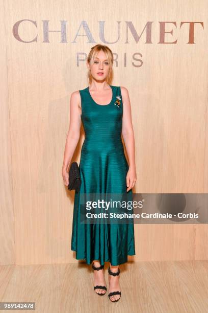 Ludivine Sagnier attends the "Tresors d'Afrique" : Unvelling Of Chaumet High Jewelry : Party as part of Haute Couture Paris Fashion Week on July 1,...