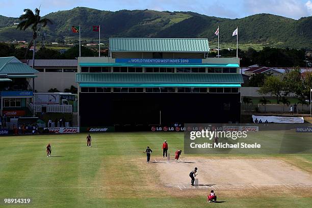 General view during the ICC T20 Women's World Cup Group A match between West Indies and England at Warner Park on May 7, 2010 in St Kitts, Saint...