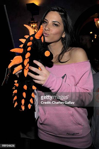 Actress Olivia Munn attends the "Lost Planet 2" Lounge at The Roosevelt Hotel on May 6, 2010 in Hollywood, California.