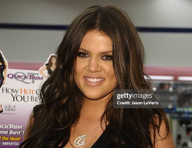 Khloe Kardashian makes a special appearance for QuickTrim at Rite Aid on May 6, 2010 in Sherman Oaks, California.