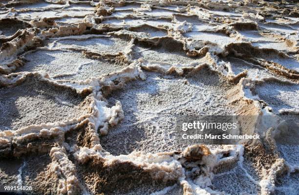 badwater basin, death valley, california, united states - marc schmerbeck stock-fotos und bilder