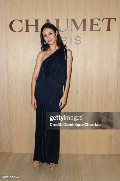 Olga Kurylenko attends the "Tresors d'Afrique" : Unvelling Of Chaumet High Jewelry : Party as part of Haute Couture Paris Fashion Week on July 1,...