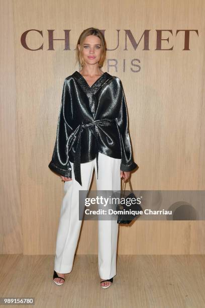 Natalia Vodianova attends the "Tresors d'Afrique" : Unvelling Of Chaumet High Jewelry : Party as part of Haute Couture Paris Fashion Week on July 1,...