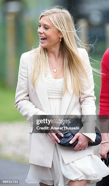 Prince Harry's girlfriend Chelsy Davy attends his pilot course graduation at the Army Aviation Centre on May 7, 2010 in Andover, England.