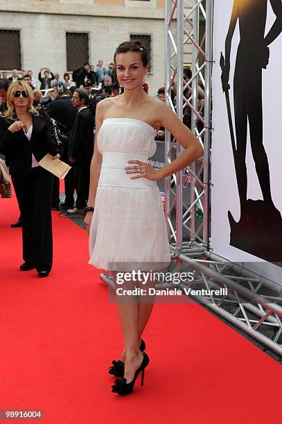 Kasia Smutniak attends the 'David Di Donatello' movie awards at the Auditorium Conciliazione on May 7, 2010 in Rome, Italy.