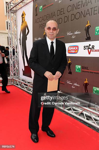 Giuseppe Tornatore attends the 'David Di Donatello' movie awards at the Auditorium Conciliazione on May 7, 2010 in Rome, Italy.