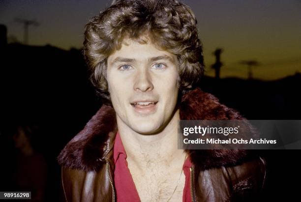 Actor and singer David Hasselhoff poses for a portrait circa 1978 in Los Angeles, California.