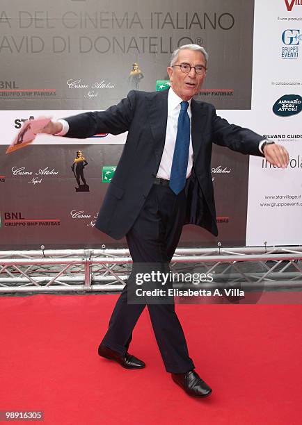 Carlo Rossella attends the 'David Di Donatello' Italian Movie Awards on May 7, 2010 in Rome, Italy.
