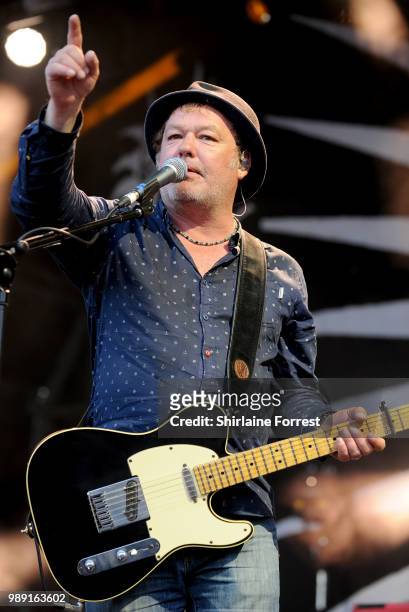 Mark Chadwick of Levellers performs during Sounds Of The City at Castlefield Bowl on July 1, 2018 in Manchester, England.