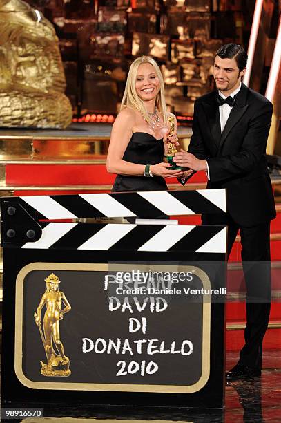 Ornella Muti attends the 'David Di Donatello' movie awards at the Auditorium Conciliazione on May 7, 2010 in Rome, Italy.