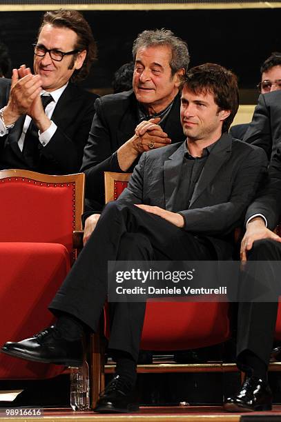 Kim Rossi Stuart attends the 'David Di Donatello' movie awards at the Auditorium Conciliazione on May 7, 2010 in Rome, Italy.