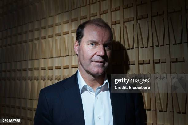 Christophe Weber, chief executive officer of Takeda Pharmaceutical Co., poses for a photograph in Tokyo, Japan, on Monday, June 11, 2018. Melding...