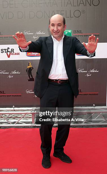 Antonio Albanese attends the 'David Di Donatello' Italian Movie Awards on May 7, 2010 in Rome, Italy.