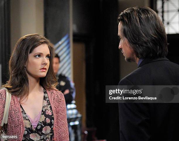 Meghann Fahy and Michael Easton in a scene that airs the week of May 3, 2010 on Disney General Entertainment Content via Getty Images Daytime's "One...